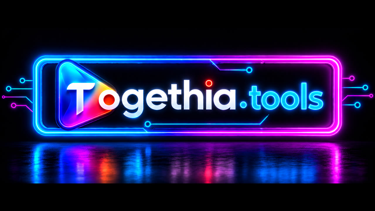 Togethia.tools neon logo